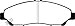 EBC Brakes DP61801 6000 Series Greenstuff Truck and SUV Brake Pad