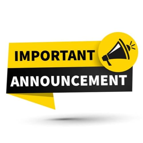 A special announcement cover art