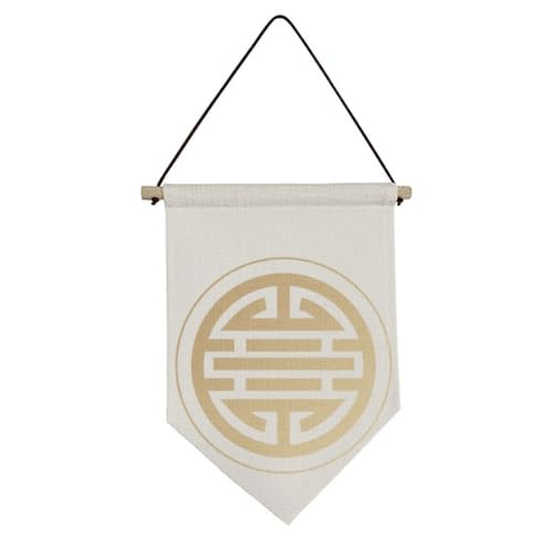 Toile drapeau suspendu zen pour salon et coin lecture