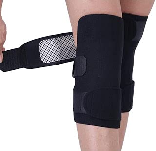 Adjustable Self-Heating Knee Pads Magnetic Tourmaline Therapy Knee Support Brace Arthritis Joint Pain Relief Belt with Basic Open Patella Stabilizer