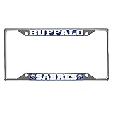 FANMATS NHL Buffalo Sabres Chrome License Plate Frame