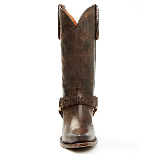 Cowboy Boots for Women Mid Calf Cowgirl Boots Pointed Toe Chunky Heel Western Boot Pull On Fall Boot4