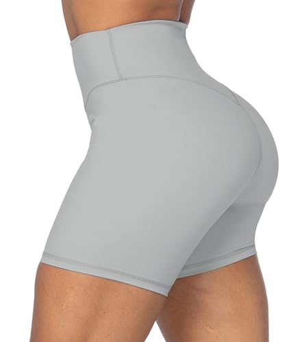 Image of Sunzel No Front Seam High Waist Biker Shorts for Women, Squat Proof Yoga Workout Gym Bike Shorts | 3, 5 Or 8-Inch Inseam, High Waisted, Tummy Control, No Front Seam, Buttery Soft, Compression Fit, Squat Proof