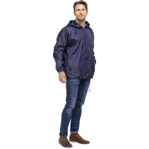 Veste étanche homme pour le plein air et les trajets quotidiens sous la pluie