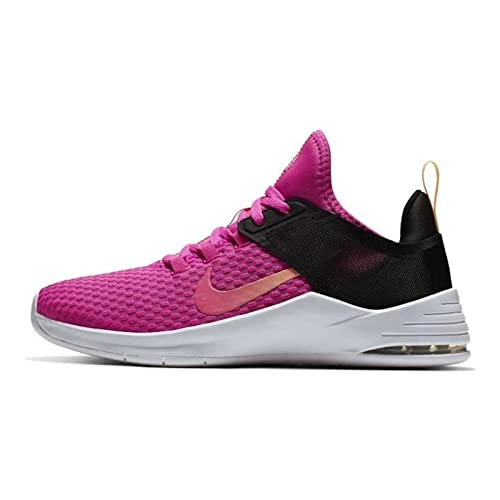 Nike Women's Air Max Bella Trainer 2 Sneaker, Fuchsia/Black/Melon, 6.5 Nike Women's Air Max Bella Trainer 2 Sneaker, Fuchsia/Black/Melon, 6.5