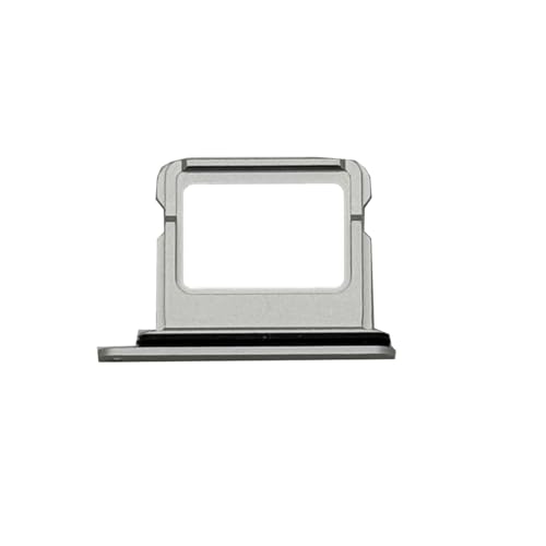 Support de carte SIM de rechange pour iPhone 16 Plus, pack de 2 tiroirs blancs