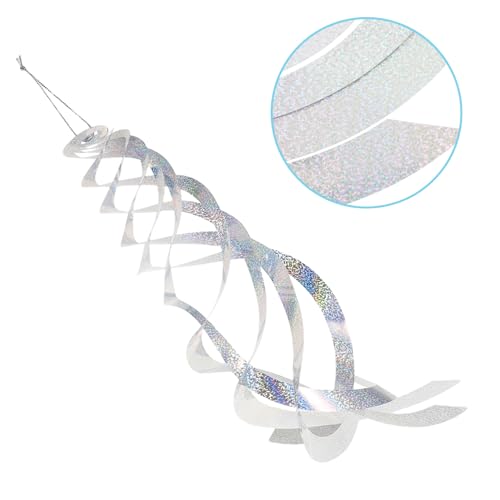 Cabilock 5 Unidades Ornamento pássaros dispositivos pássaros adorno reflexivo Decoração refletora pá