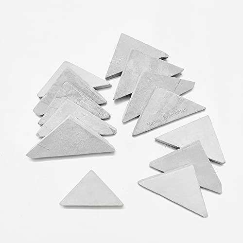 NAMAN ENTERPRISES Slate pencil triangle pack of 1KG Black slate triangle