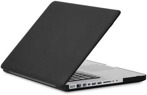 Speck See Thru Satin Case for 15-Inch MacBook Pro Unibody SD Card Slot Compatible - Black (MB15AU-SAT-BLK-D)