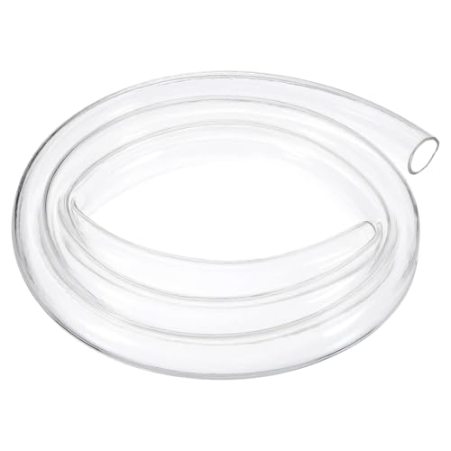 QUARKZMAN Tubo Flexible de PVC, 30mm de ID x 36mm de OD - 2 Metros de Largo Tubos de Agua de Vinilo Transparente, Tubería de Agua Plástico Ligero y Flexible para Tanque y Acuario