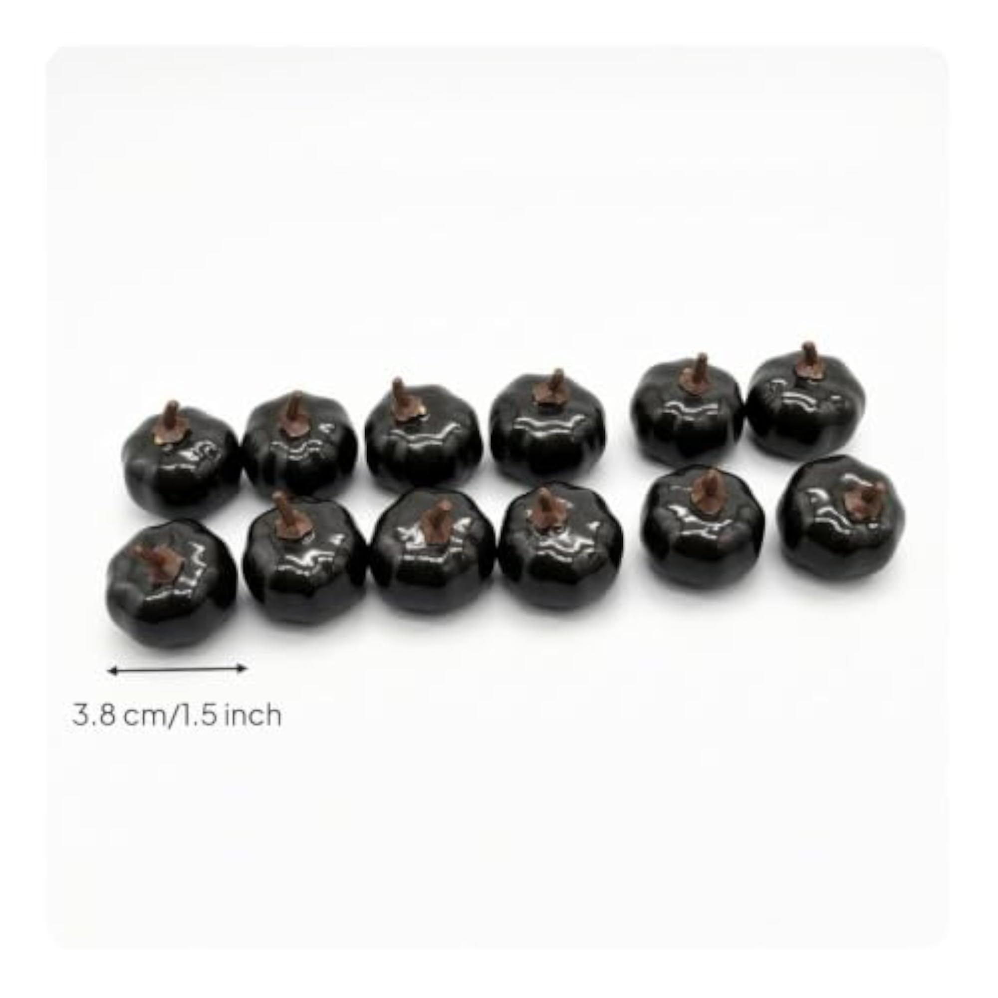 12 Pieces Mini Artificial Pumpkins, Decorative Miniature Pumpkins