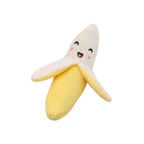 Kauspielzeug für Hunde, Quietscher, Kätzchen, Welpen, Banane, 1个, Andere Edelsteine