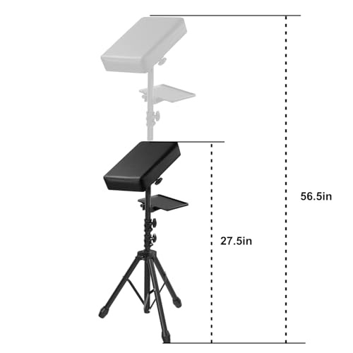 NATUMER Tattoo Armrest Stand Height Adjustable Tattoo Armrest Tripod with Tray for Tattoo Supplies - Image 3