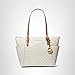Michael Kors Jet Set East West Tote, Gold-Tone Hardware/Vanilla/Acorn
