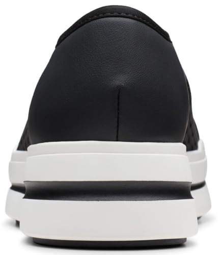 Clarks CloudSteppers Women's Audreigh Star Loafer, Black, 9.5 M US