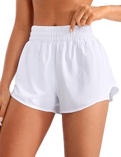 Amazon.com: INGIA 2 in 1 High Waisted Running Shorts for Women 3