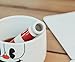 Toynk Cuphead Ceramic Coffee Mug and Straw | Large Cup For Tea, Espresso, Cocoa | Holds 20 Ounces