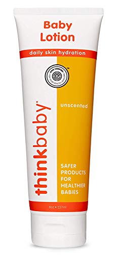 Image of Thinkbaby Baby Lotion For Sensitive Skin | EWG Verified, Soothing Relief, Moisturizing, Nourishing | Fragrance Free, Unscented, For Face & Body - 8oz, 237 ML