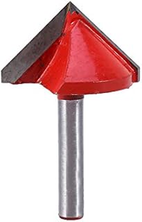 1/4" Shank Router Bit Engraving V Shape Groove Woodwork Cutter Trim Chamfer Bit Edge Treatment