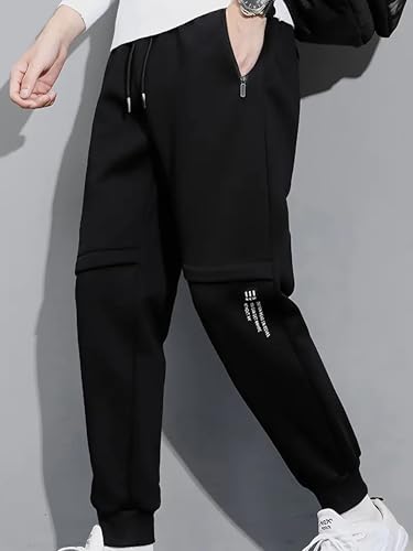 Image of Lymio Men's Regular Slim Fit Mid Rise ycra Full Elastic Jogger Track Pant Printed Joggers (TP-47-49)