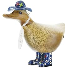 DCUK Floral Hat and Welly Boot Ducky - Navy