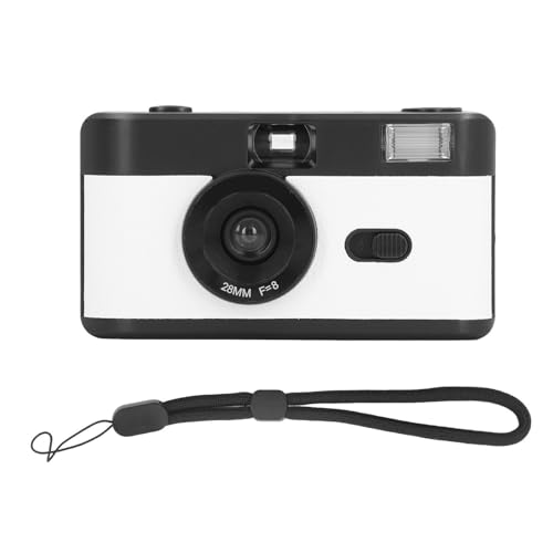 Disposable Film Camera 35 mm, Retro Film Camera with Built in Flash, Reusable Lightweight Vintage Camera, 28MM F/8 Lens, Full Manual Setting (Black and White) by GOWENIC - Image 7