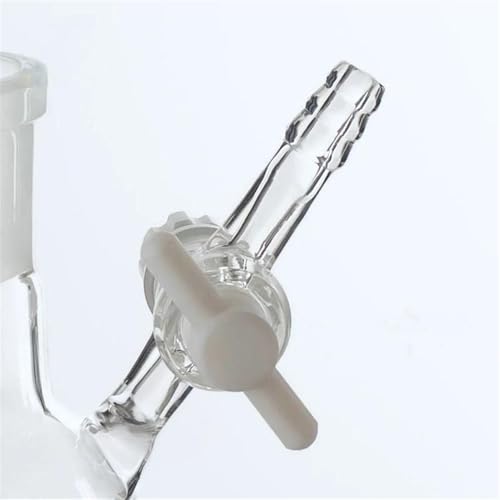 Tube de laboratoire en verre avec piston doseur gradué de 10 à 250 ml - 6