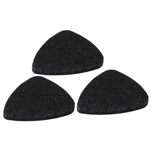 CHICAMPERA 3個 羊毛フェルト製 ギターピック 軽量 耐久性 ギター練習用プレクトラム 指にフィットし 持ちやすい ウクレレ対応