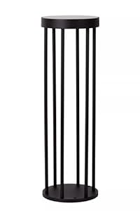 Licht-Erlebnisse LED Solar Wegeleuchte Schwarz 50cm MILOA