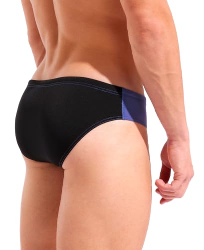 Image of Arena Men's Team Solid Swim Brief MaxLife Athletic Swimwear Professional Swimsuit Bathing Suit
