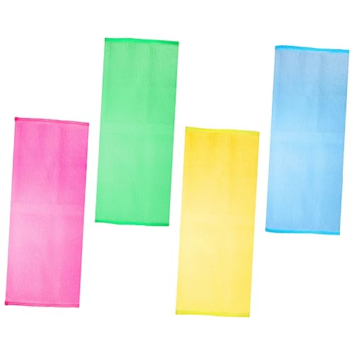 GALPADA 4Pcs Exfoliating Back Scrubber Long Shower Body Washer for Gentle Exfoliation Suitable for All Ages for Hard to Reach Areas Bath Shower