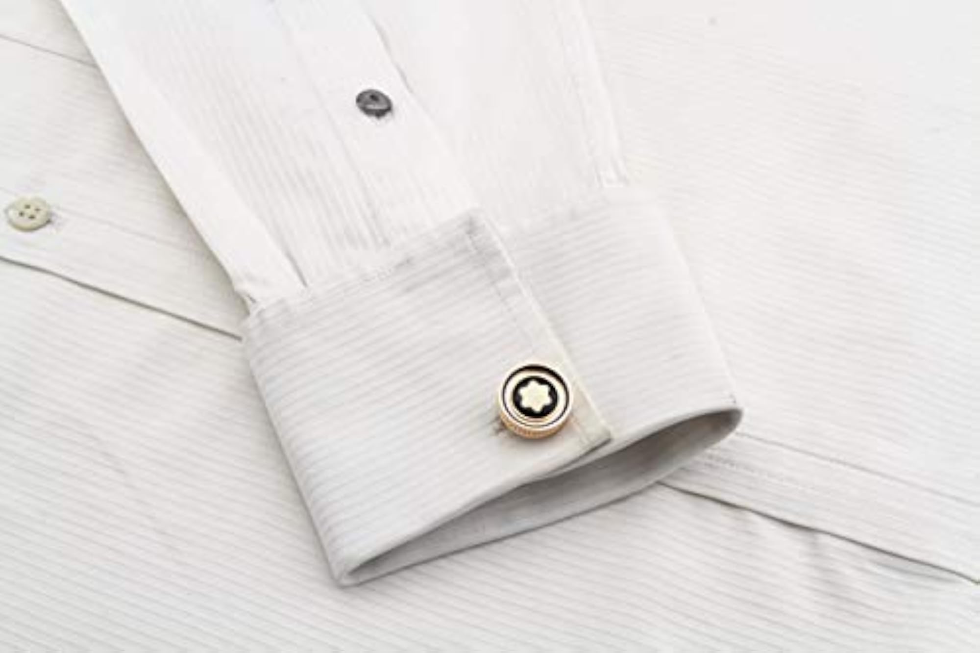 Men's Iconic Star Emblem Formal Executive Cufflinks