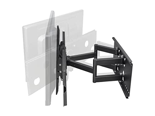 Monoprice Titan Series Full-Motion Articulating Tv Wall Mount Bracket For Tvs 32In To 60In Max Weight 175 Lbs Extension Range Of 5.0In To 20.0In Vesa Up To 750X450 Works With Concrete & Brick, Black #TOP6