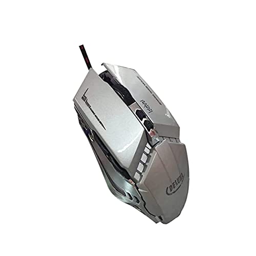 7D Wired Gaming Mouse - 7 Key Macro Programming DPI: 1200-1600-2400-3200 Highly Sensitive With Classic Look: PC Gaming Mice - Best Gaming Mouse - Cheap Gaming Mouse Perfect For The Serious Mouse Gamer