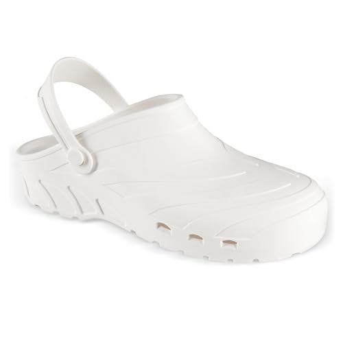 REPOSA Unisex Power Shoe for Medical Professionals, White, 6