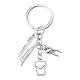 Sdopbinbin Zahnarzt-Schlüsselanhänger für Damen und Herren, Geschenk für Zahnarzthelfer, Kollegen, Geburtstag, Weihnachten, Geschenke für Zahnlehrer, Studenten, Dentalhygieniker, Geschenke für