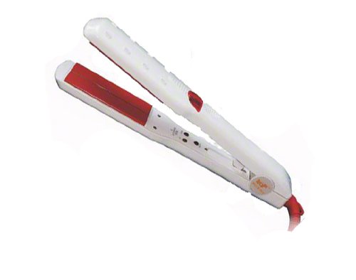 Loof - Professional - Wet and Dry Ceramic Tourmaline Iron - Colour White