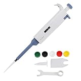 Liudrpeng. Pipette, 1pc Einkanal-Manuell einstellbare Pipette Pipette Pipettieren Laborwerkzeug 20~200 ul Ventil-Tool zum Entfernen Pipettieren