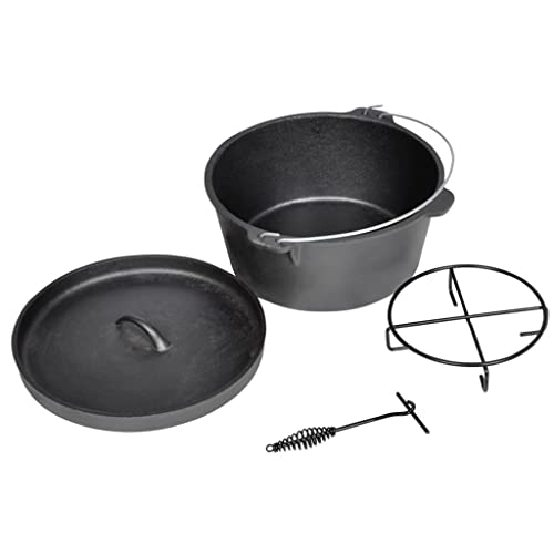 Vidaxl Horno Holandés Olla De Cocinar 9Qt