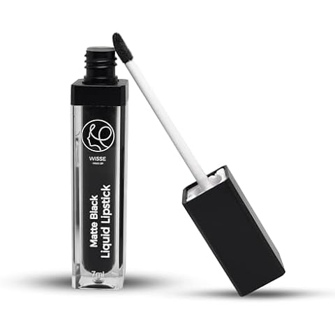 Wisse Make Up Matte Black Liquid Lipstick Cover