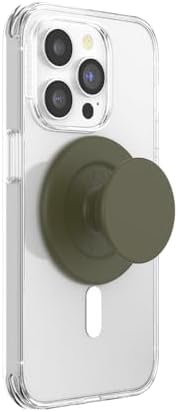 Phone Grip for MagSafe, Magnetic Holder, Phone Stand, Green - Soft Touch Fatigue