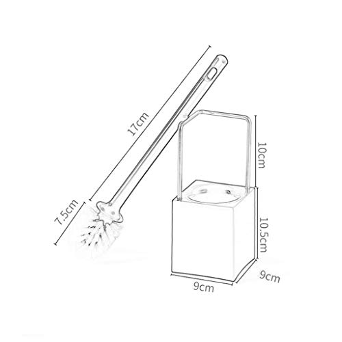 Brosse WC de qualité avec poignée en fer MU longue durée café - 8