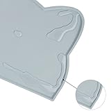 Napfunterlage für Kleine Hunde, Premium wasserdichte und rutschfeste Silikonmatte für Katzen, rutschfeste Haustier-Futtermatte für Futter und Wasser, leicht zu reinigendes Platzdeckchen-47 x 26 cm