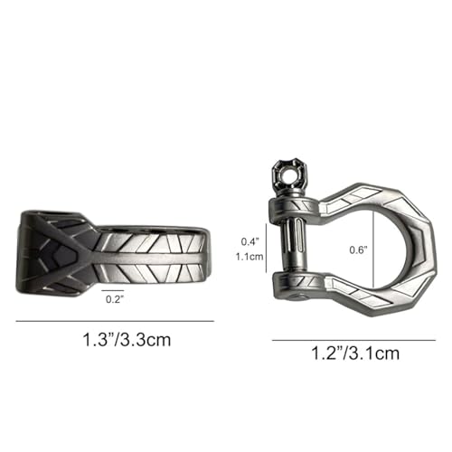 SU LIFE 10 Conjunto Arco Metal Algemas Parafuso Pino Âncora Manilha Ajustável D Fechos Fivelas Para