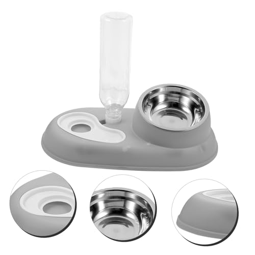 CORHAD Automatischer Futter Und Wasserspender Für Hunde Und Katzen Praktische Lösung Für Haustierbedarf Mit Integriertem Wassersystem Und Futterfreundlichem Design Für Zuhause Oder