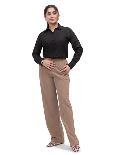 Image of ESTA Women Full Sleeve Stylish Western Official Formal Shirts Regular fit Shirts for Women