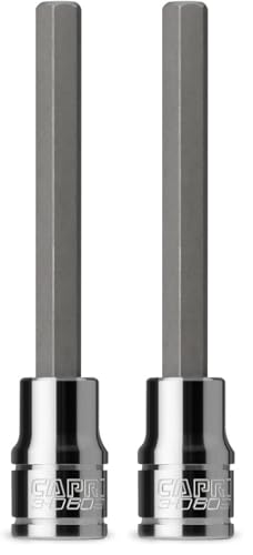 Image of Capri Tools Long 8 mm Hex Bit Socket, 3 /8-Inch Drive, Metric (Pack of 2)
