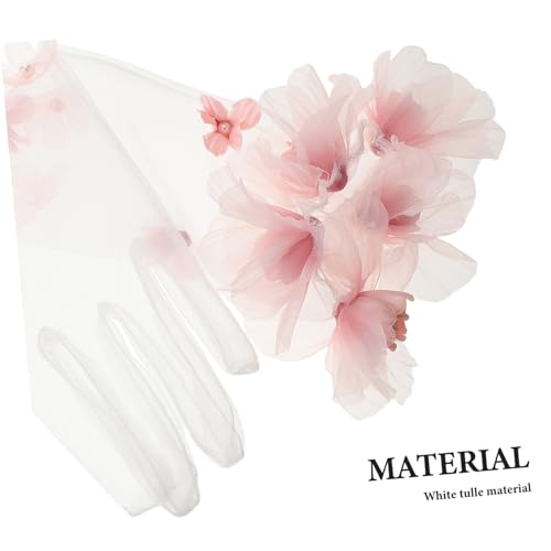 Guantes de novia largos para disimular brazos en vestidos palabra de honor verano 3