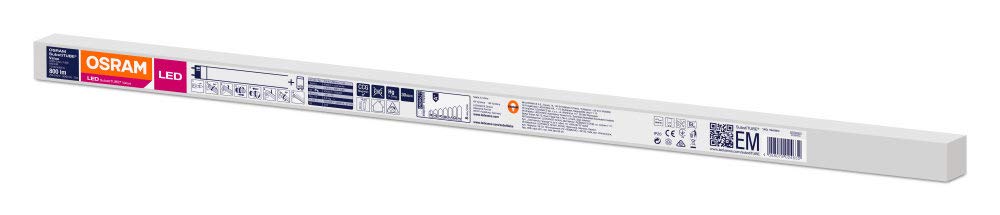 OSRAM SubstiTUBE Value Lote de 10 x Tubo Led G13, Largo 603 mm, 7,60 W, 18 W Equivalente a, 3000 K, 1-Pack, Blanco cálido