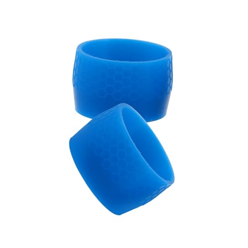 TOYANDONA 2 Piezas Anillo fijo de bicicleta kit de bicicleta extensión de para ciclismo fundas de manillar para s cubierta del carrete apretones gel de sílice Azul